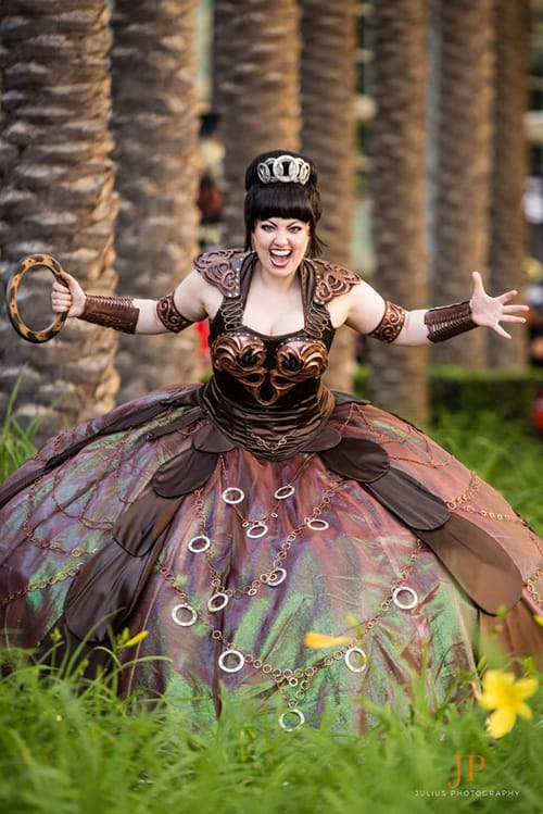 Bernadette Bentley as Xena Warrior Disney Princess