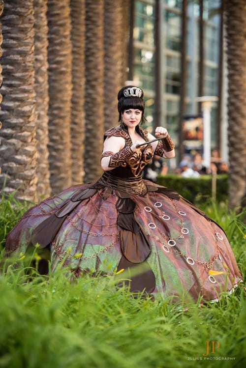 Bernadette Bentley as Xena Warrior Disney Princess