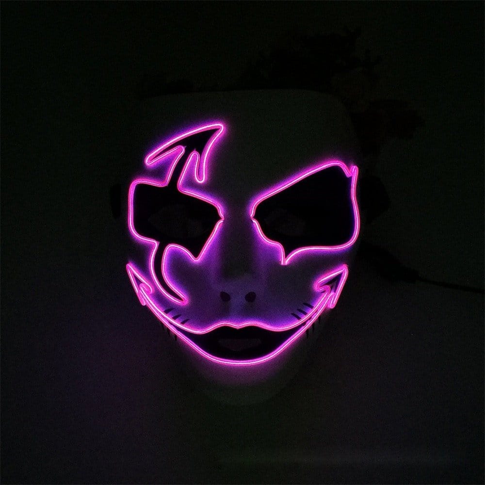 12 Masks Of Halloween 11 Deadly Neon Woman