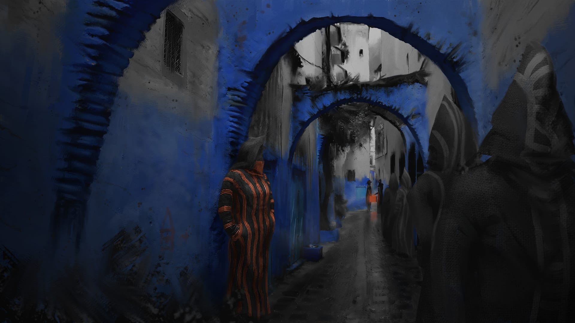 Chefchaouen - The Trials concept art