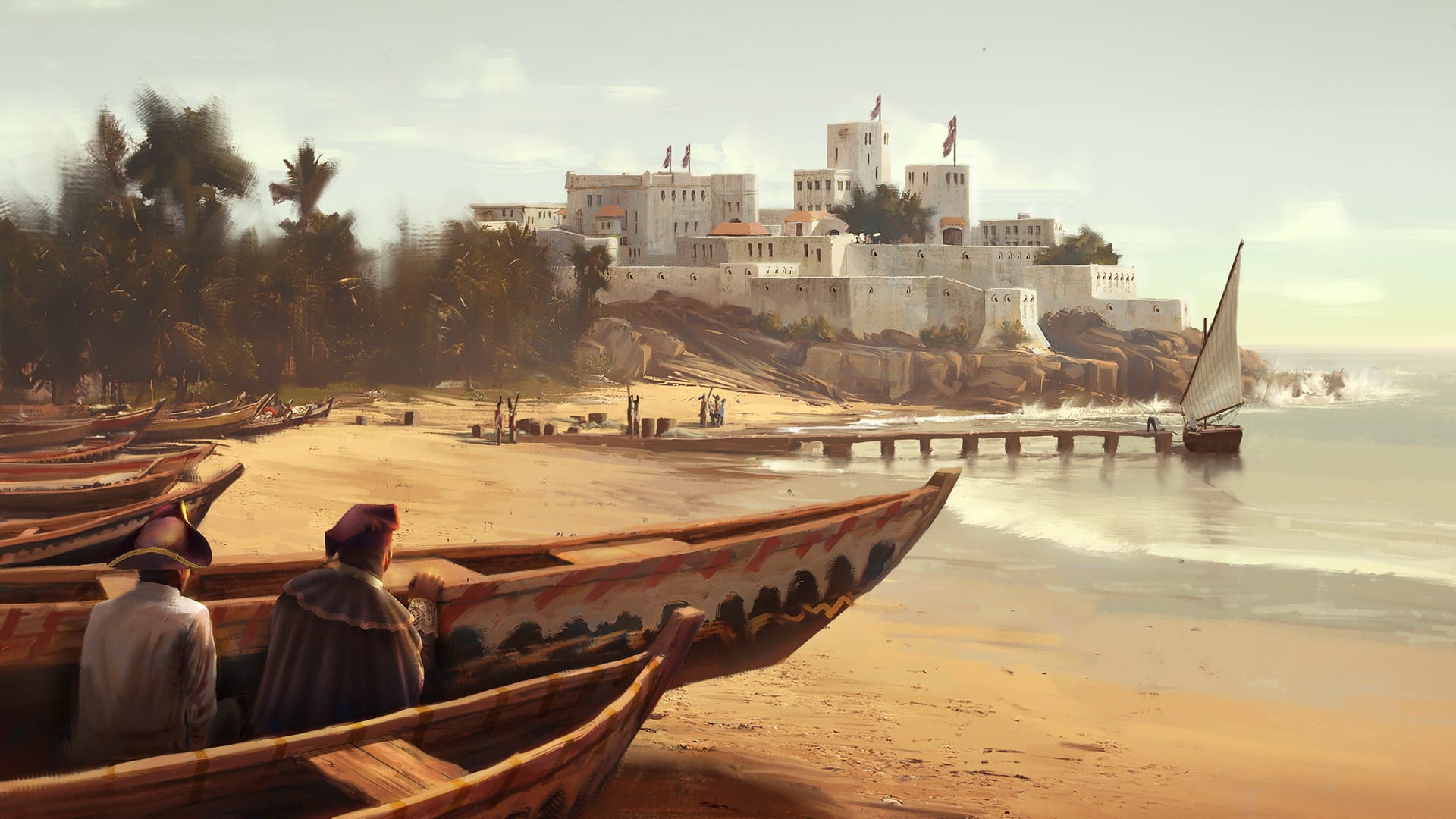 Accra - The Battle for Osu Castle concept art