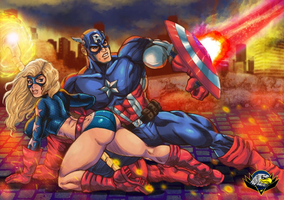 Captain America and Stargirl