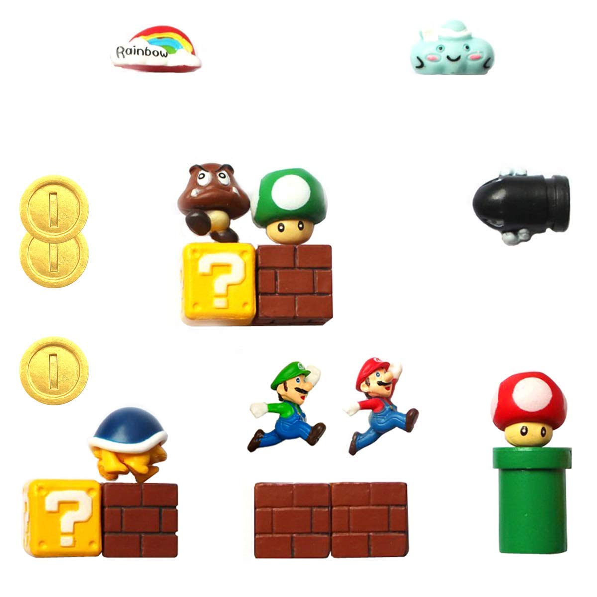 Mario fridge magnets