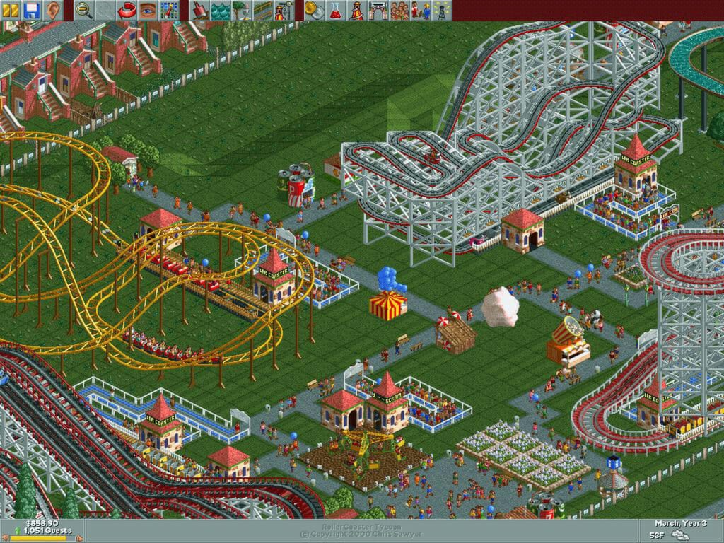 make levels for roller coaster tycoon 1