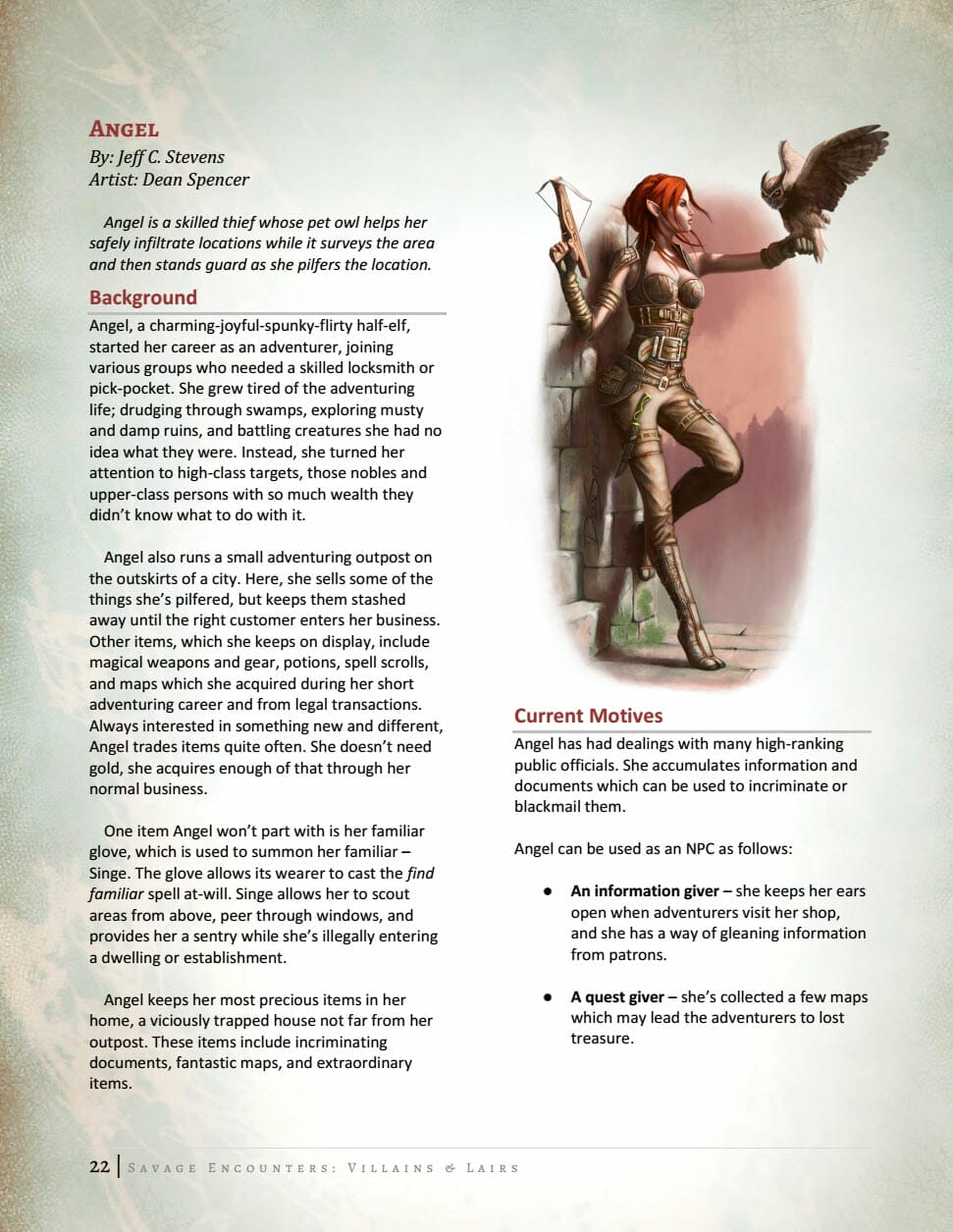 Villains and Lairs - Angel