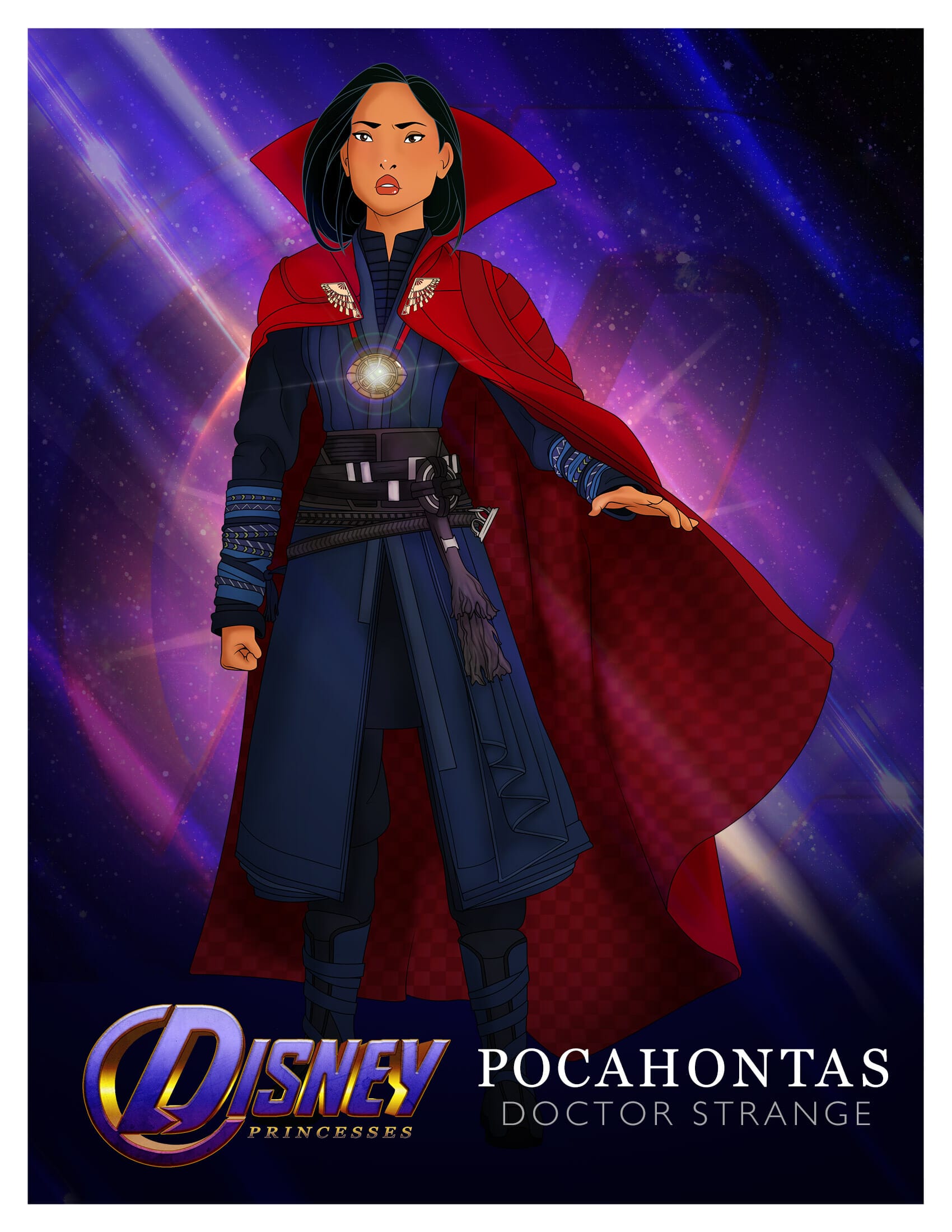 Princess Pocahontas as Doctor Strange
