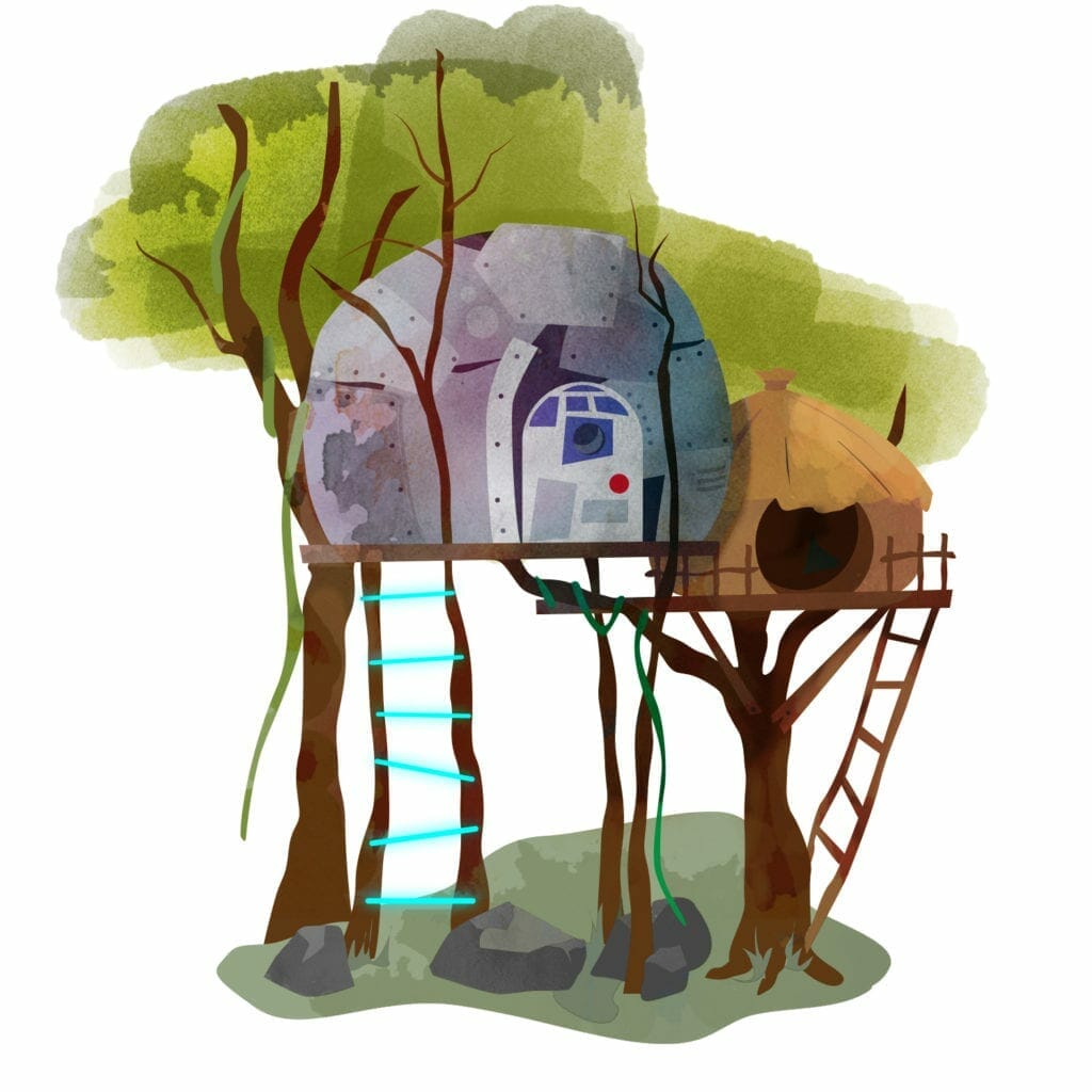 Star Wars treehouse