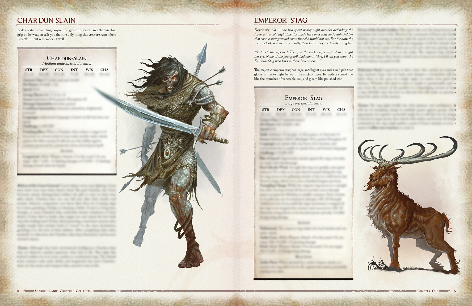 Preview the Scarred Lands Creature Collection for 5e.