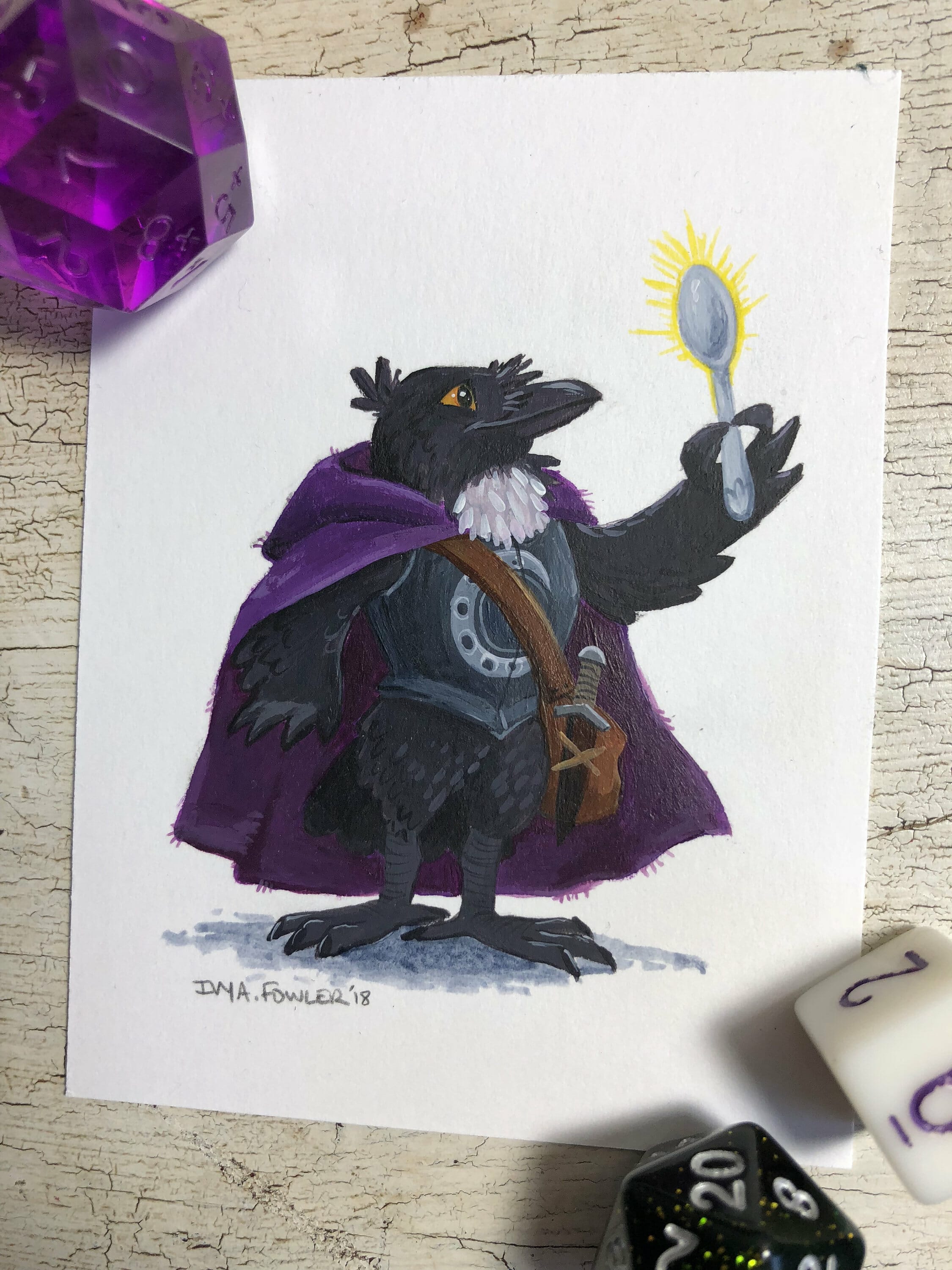 Ivy A Fowler character art commission