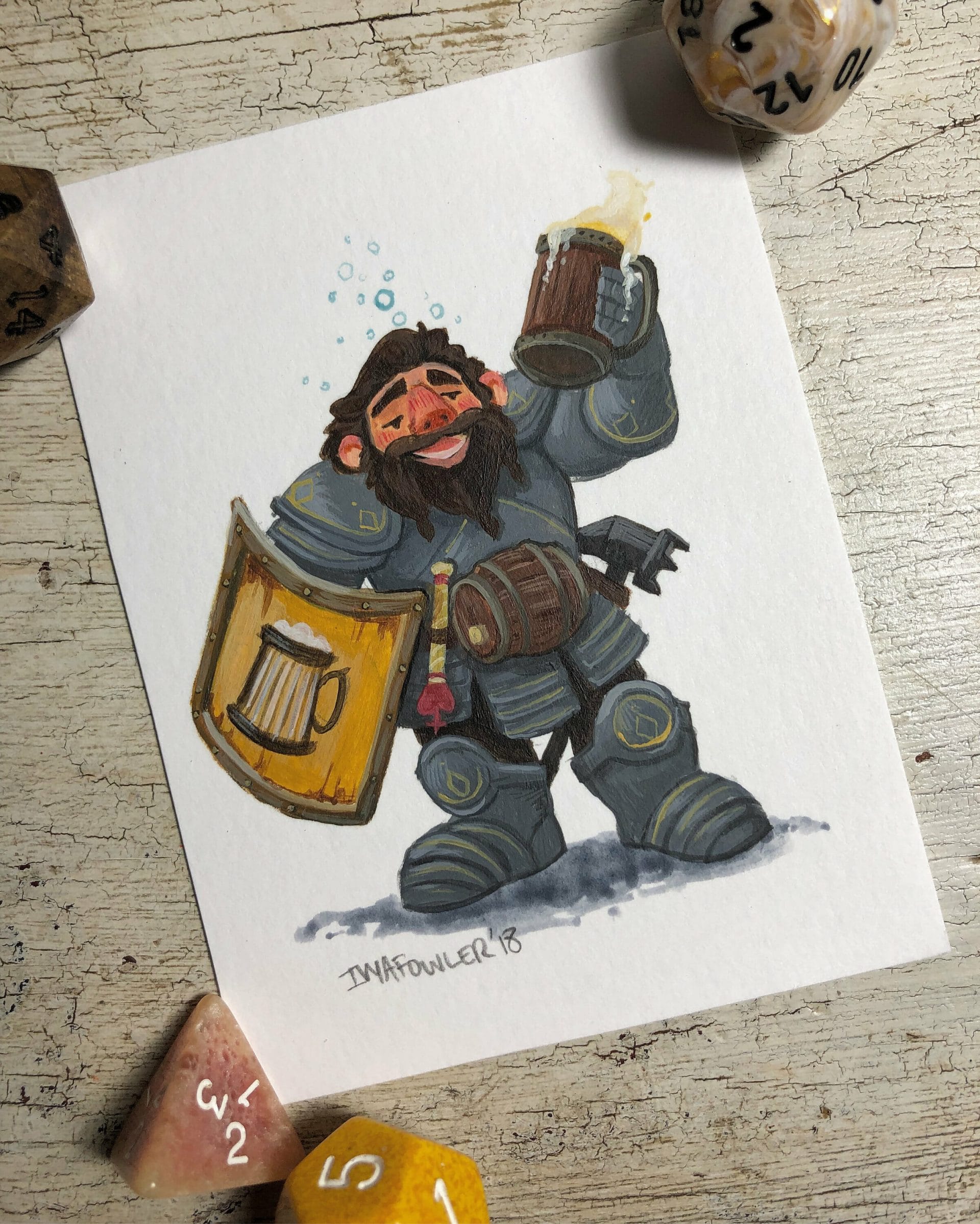 Ivy A Fowler character art commission
