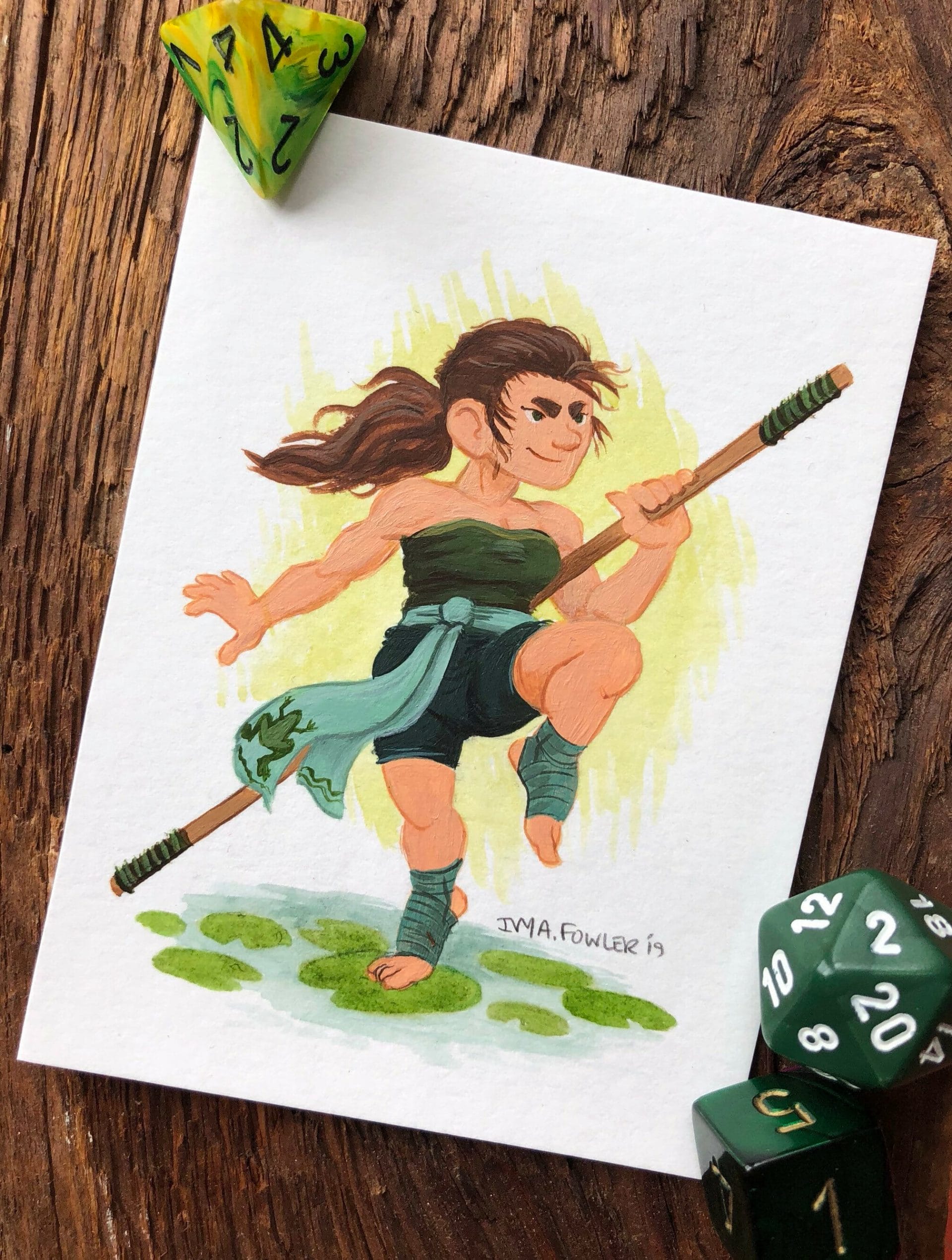 Ivy A Fowler character art commission