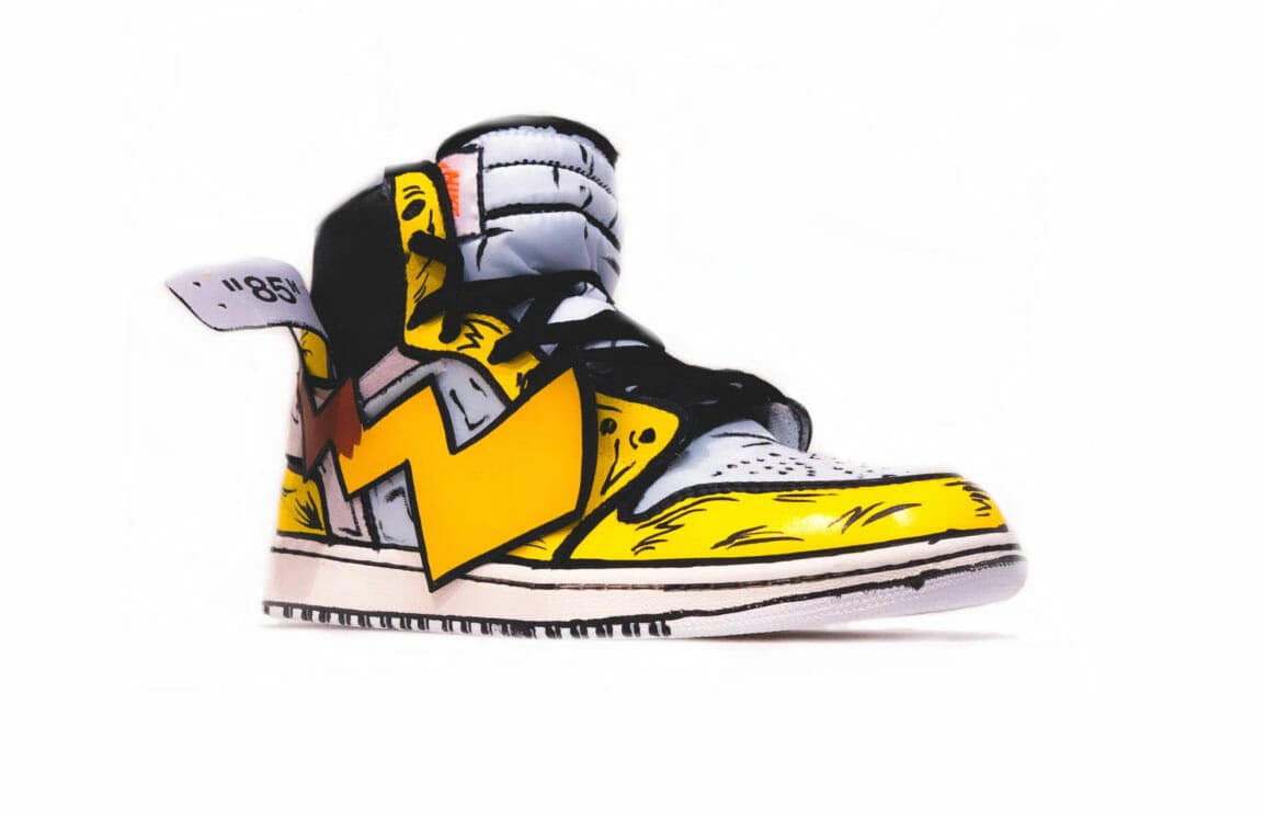 Pikachu as a shoe