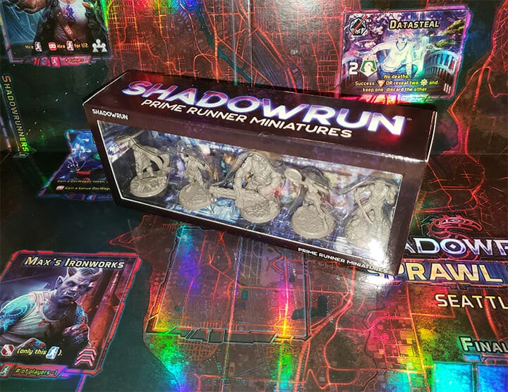 Shadowrun Prime Runner miniatures