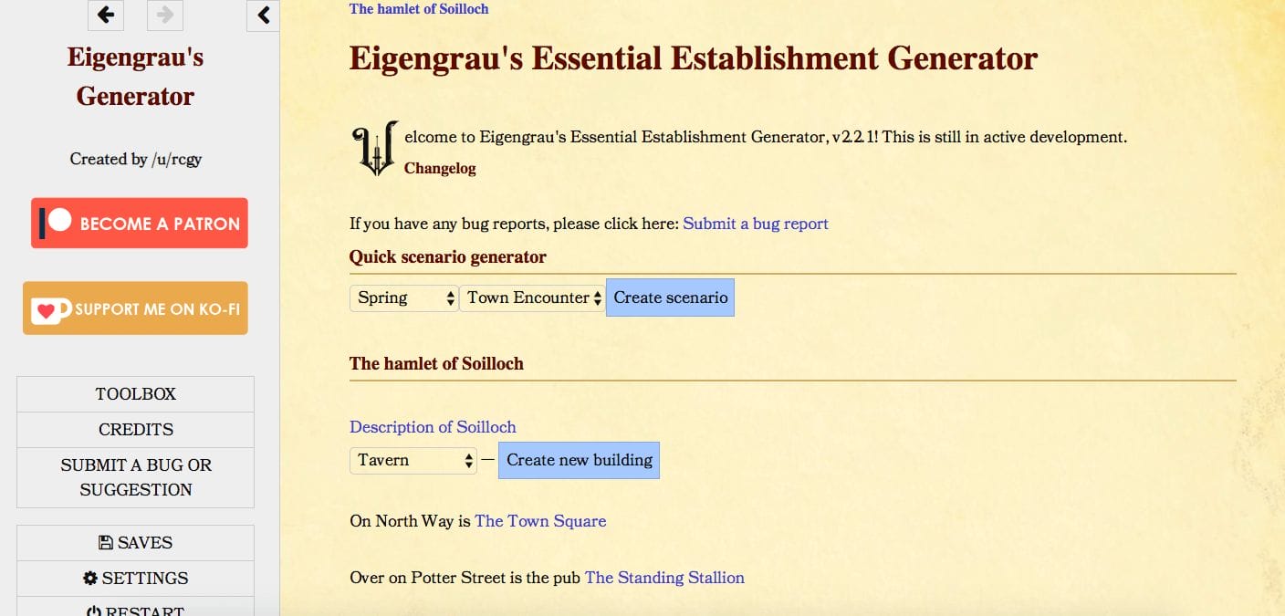 Eigengrau's Generator