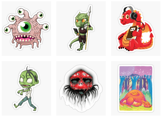 Geek Native mascot stickers