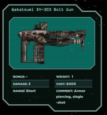 Alien: Watatsumi DV-303 Bolt Gun