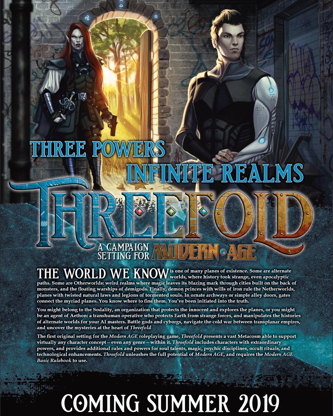 Threefold poster