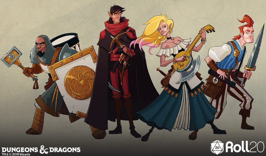 Acquisitions Incorporated art  b-team