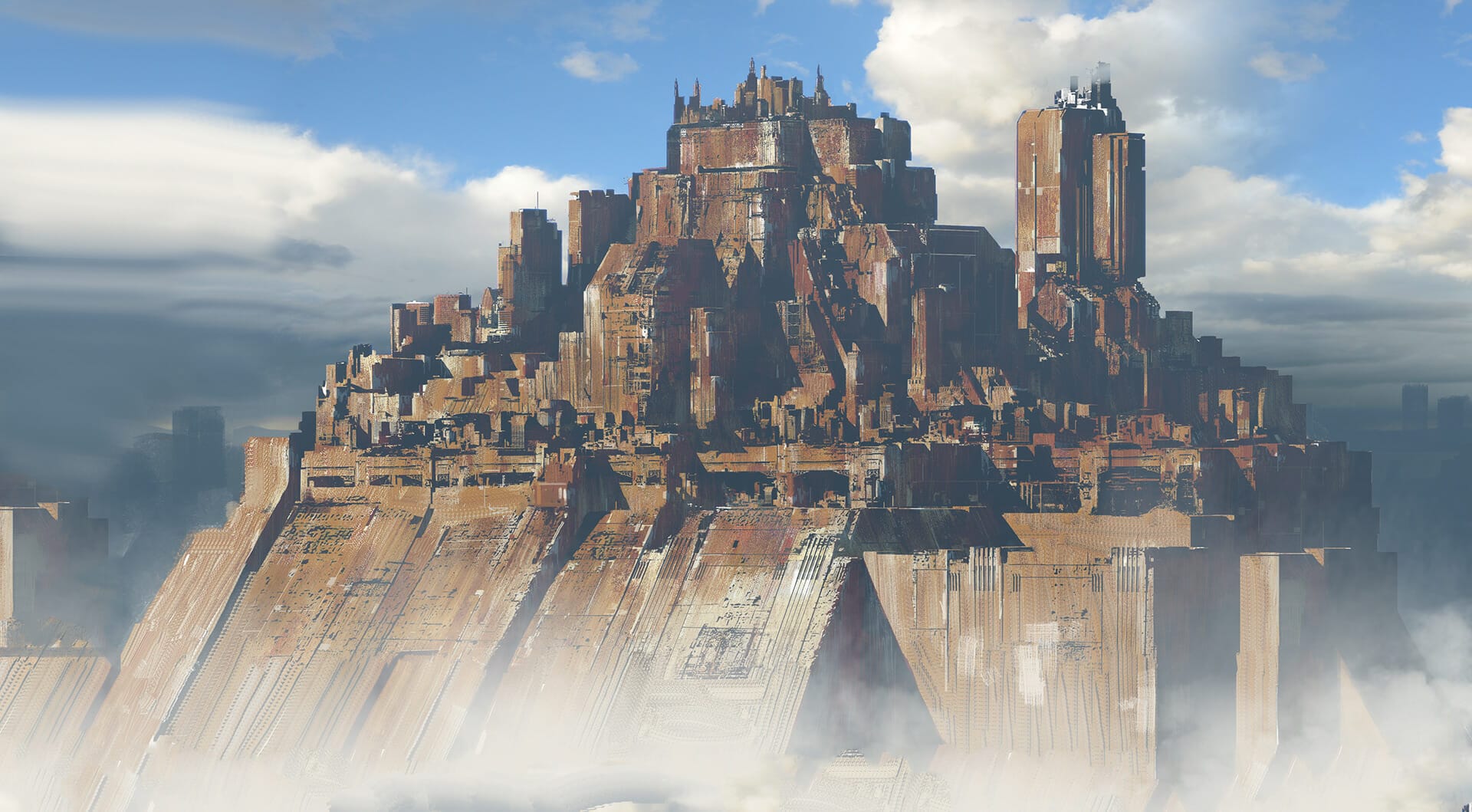 Is this concept art from an abandoned Blade Runner film?