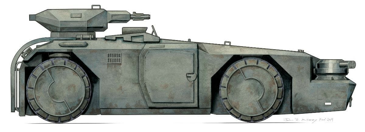 Alien RPG vehicle designs