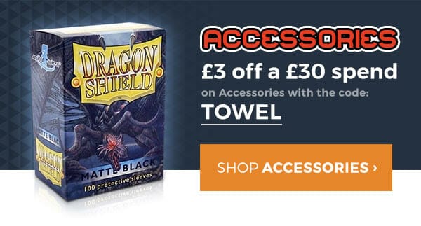 TOWEL for £3 off £30.