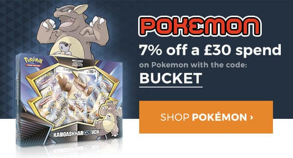 BUCKET for 7% off £30. 
