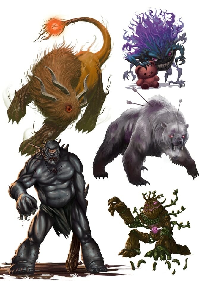 Age of Hunters monsters