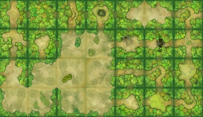 Map tile example