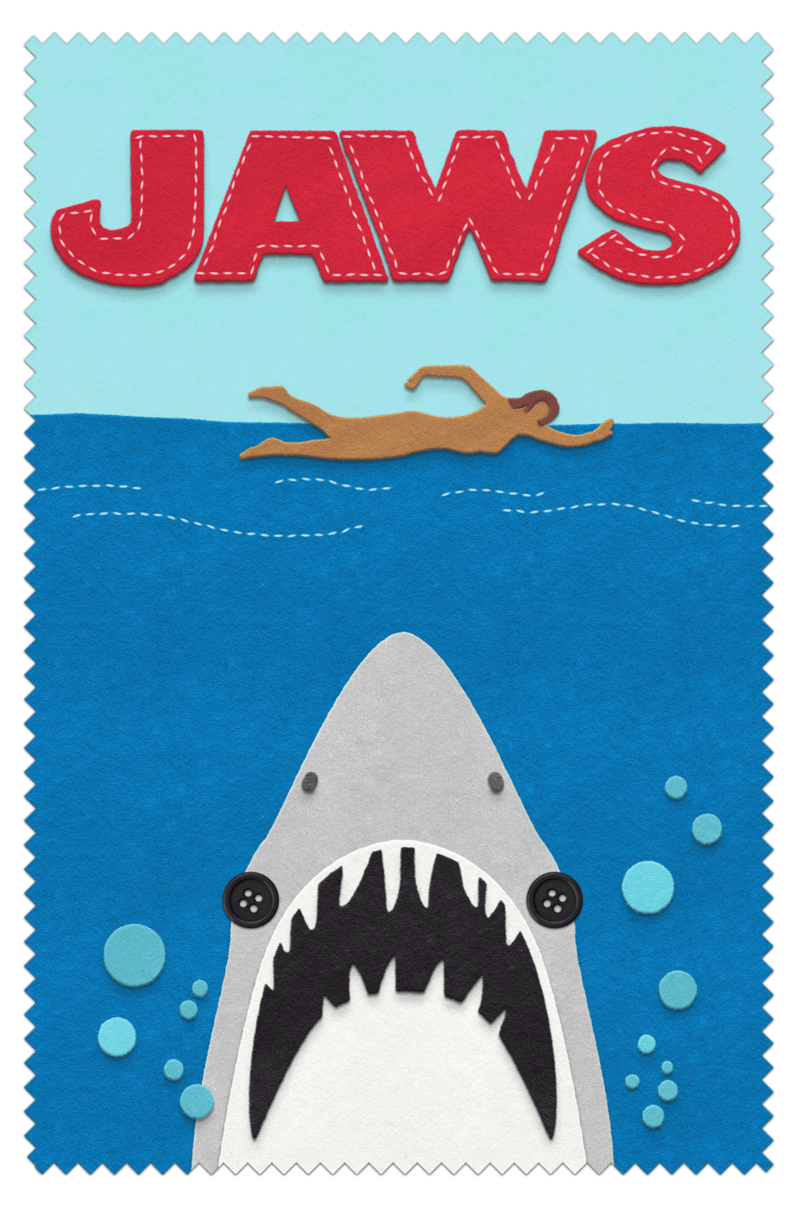 Jaws  felt design