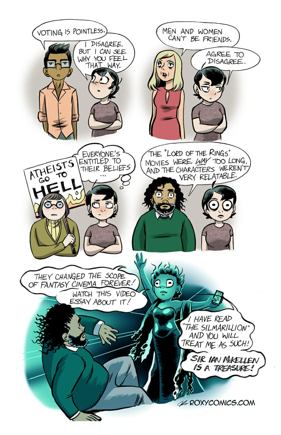 Lord of the Rings comic strip