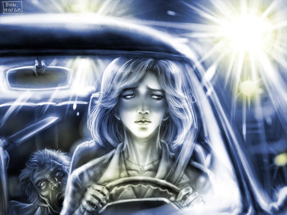 Killer in the back seat