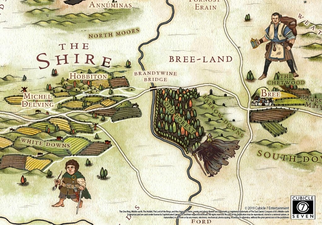 Middle-earth cartography