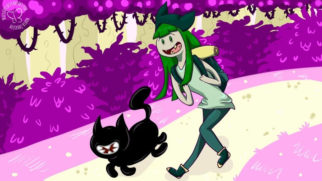 Strolling through the woods