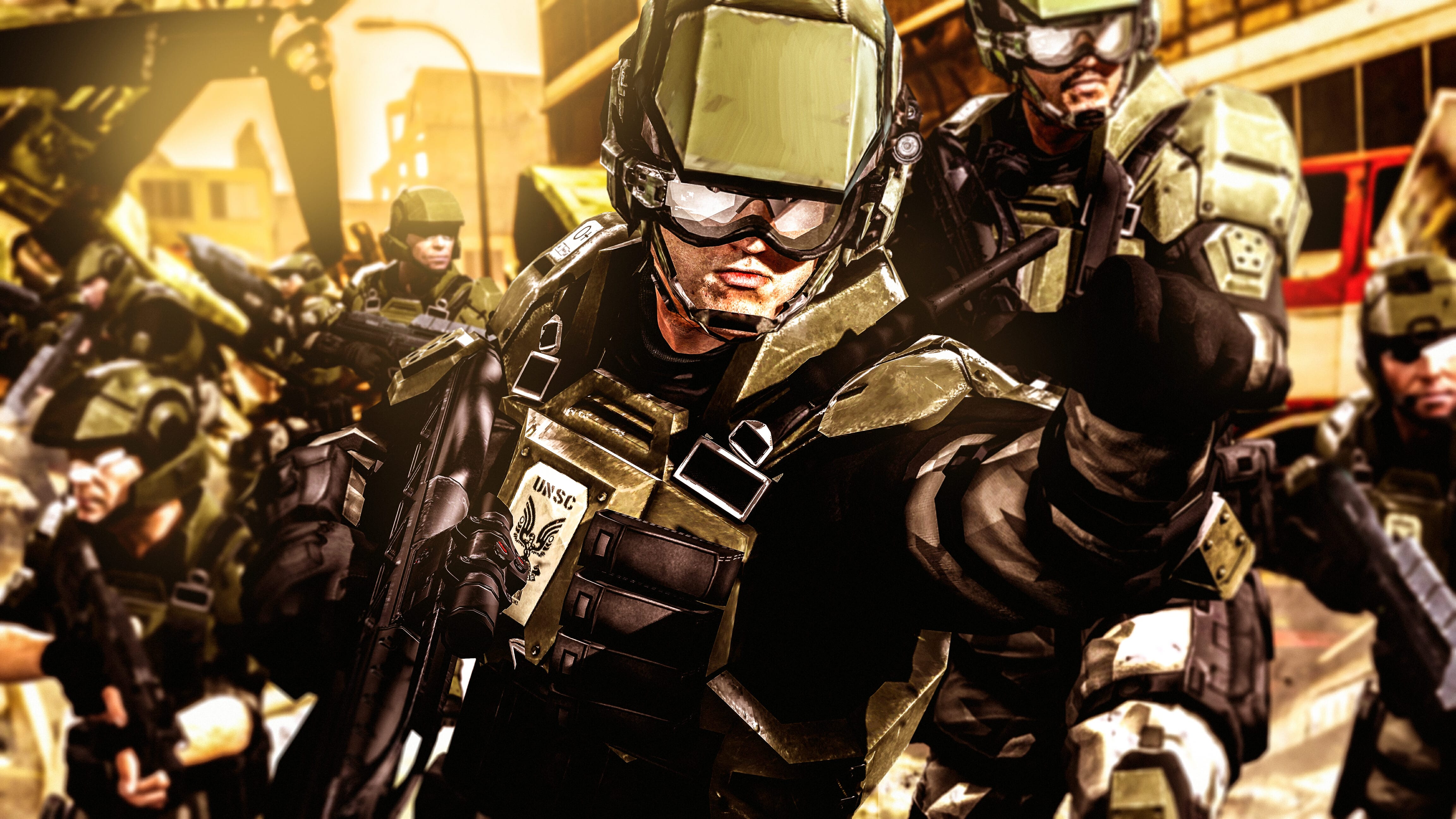 UNSC Marine Platoon by Lord Hayabusa