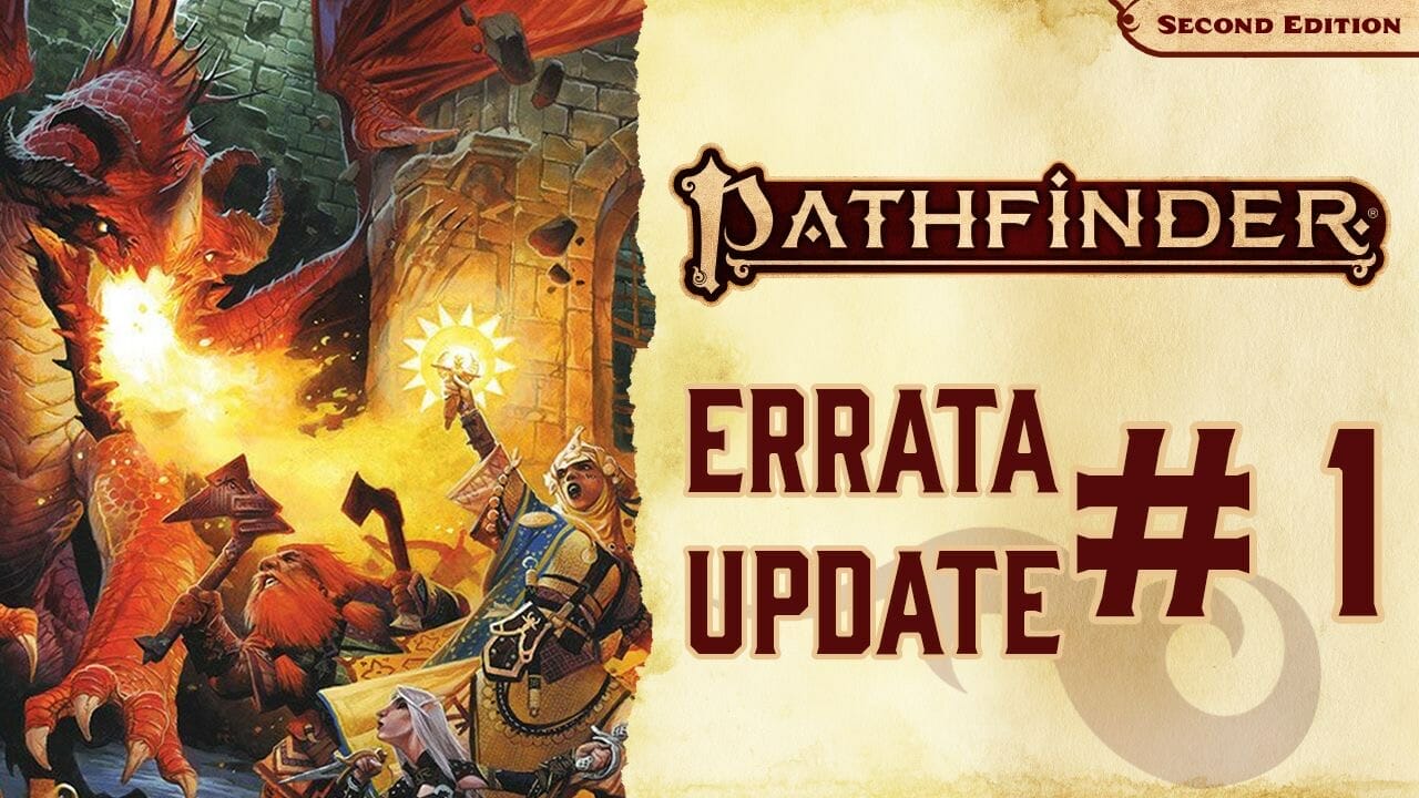 Pathfinder 2e Errata Update