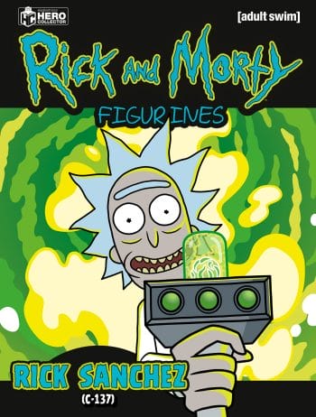 Rick and Morty figurines magazine cover