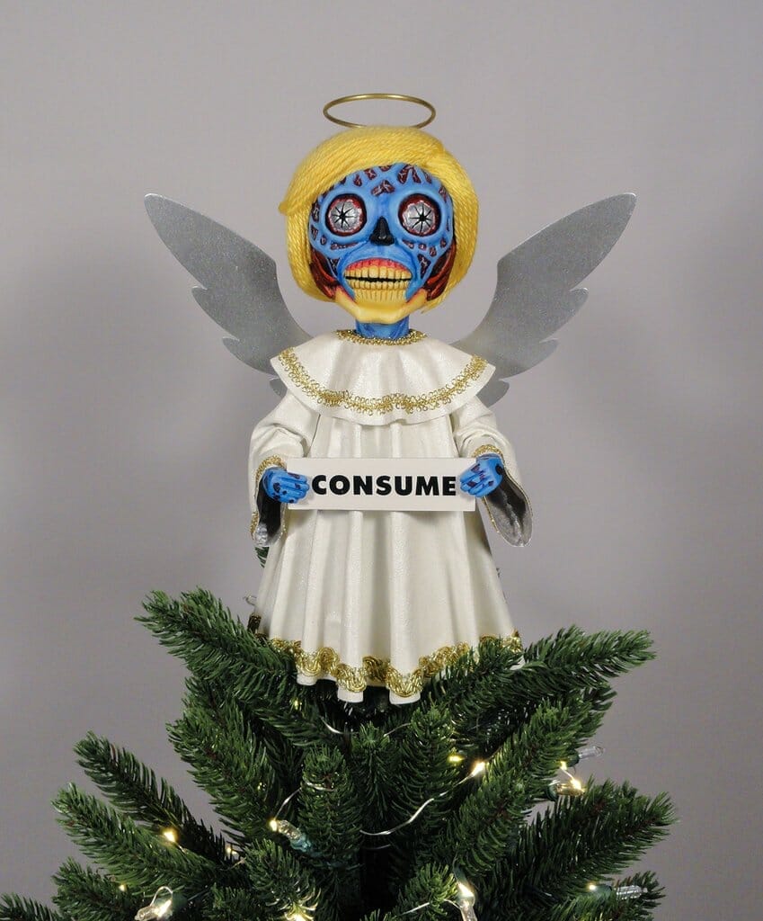 They Live Christmas tree topper