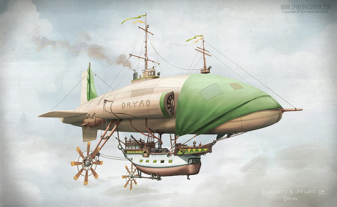  The Pirate Airship Dryad