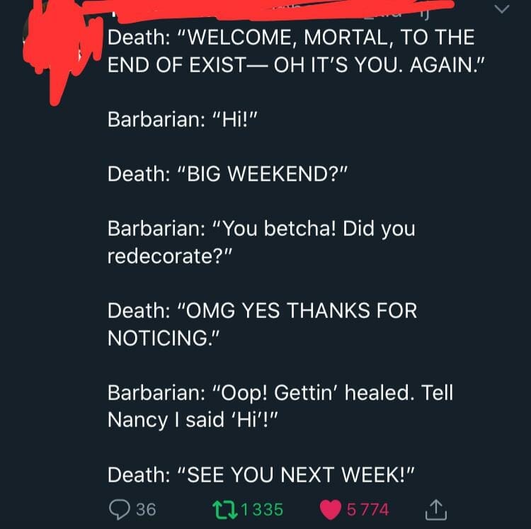 #5 - Meeting Death, again
