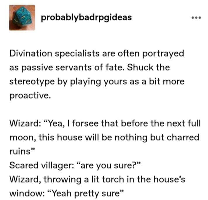 #8 - Divination specialists