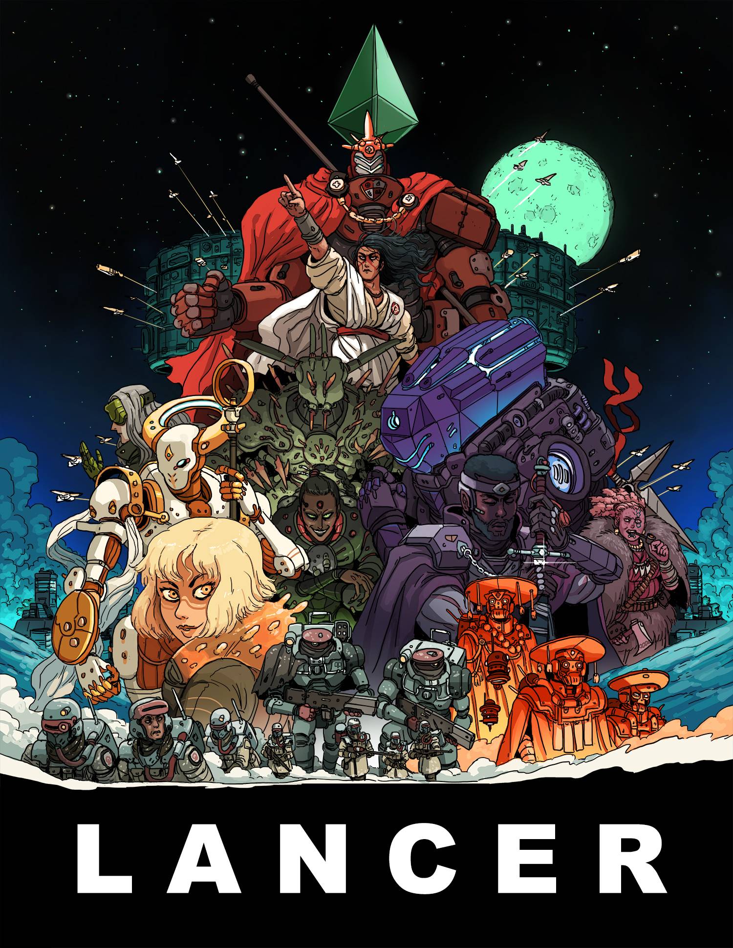 A Review Of Lancer Rpg An Skirmish Tabletop Hybrid That Looks Like An Indie Comic