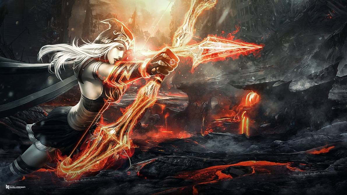 Flame of Ashe Fan Art by durly