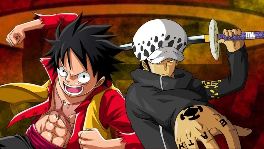 Luffy and Law by Zac