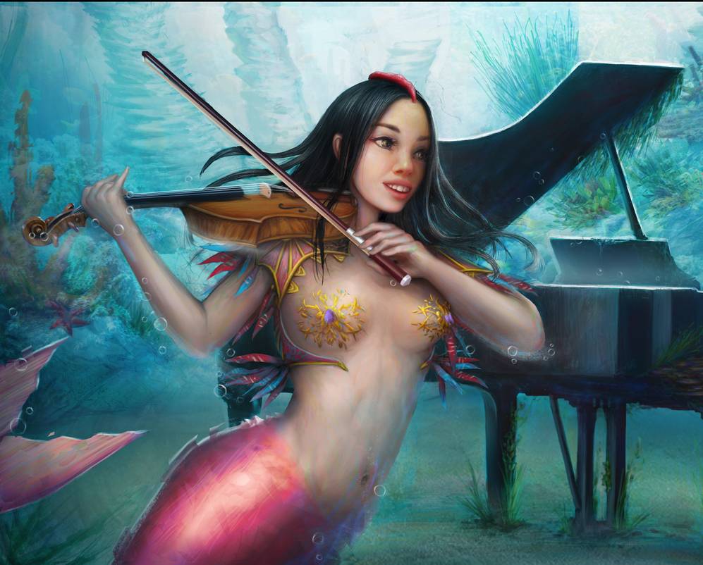 Underwater Fantasy Concert with Mermaids by Nassima-Amir