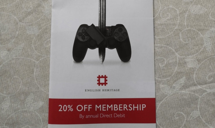 English Heritage anti-gaming advert