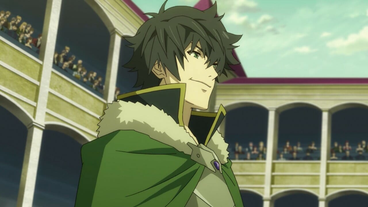 Naofumi in The Rising of the Shield Hero