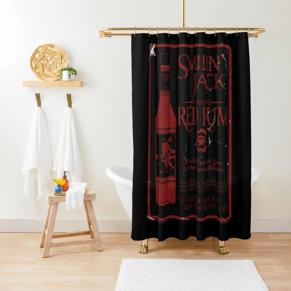 PEG Red Rum shower curtain