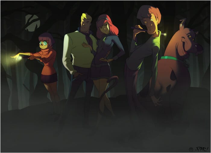 The Scooby Doo Crew by Coran Kizer Stone