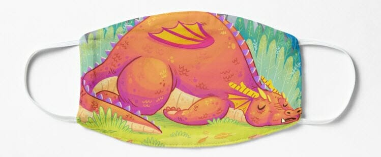 Sleepy dragon mask