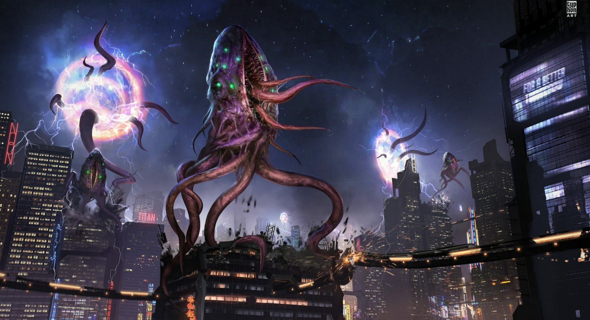 Tentacle Monster by Eryk Szczygiel.